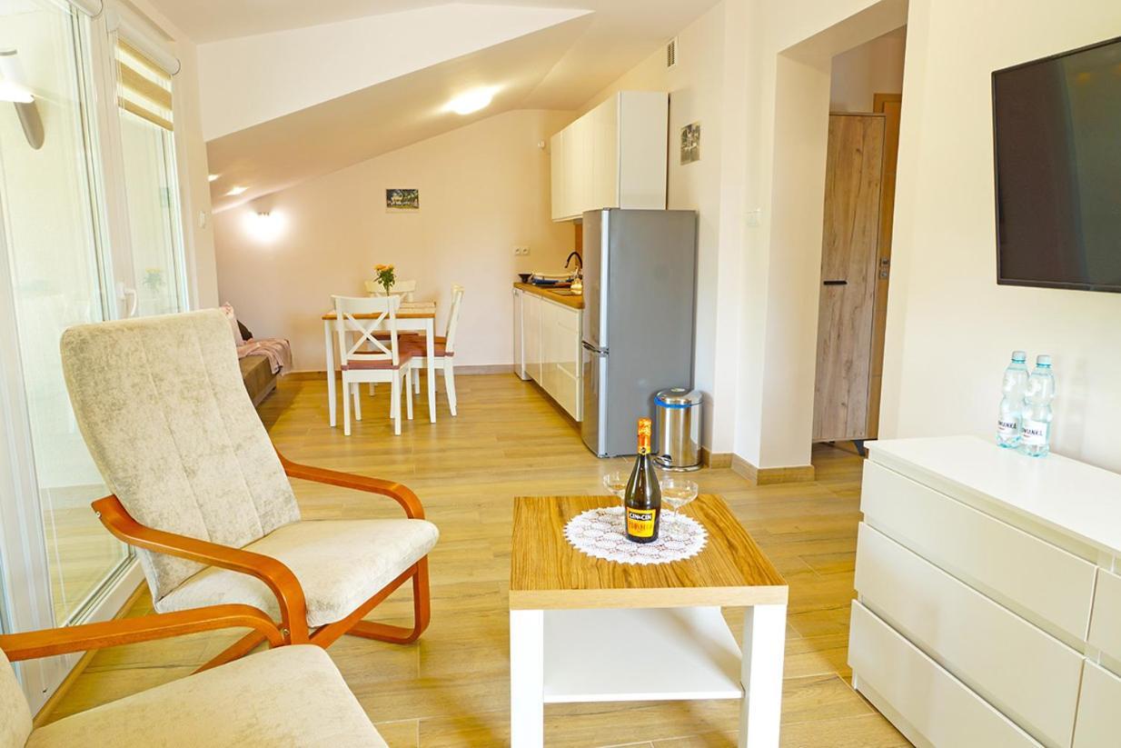 Nad Stawem Apartment Устрон Стая снимка