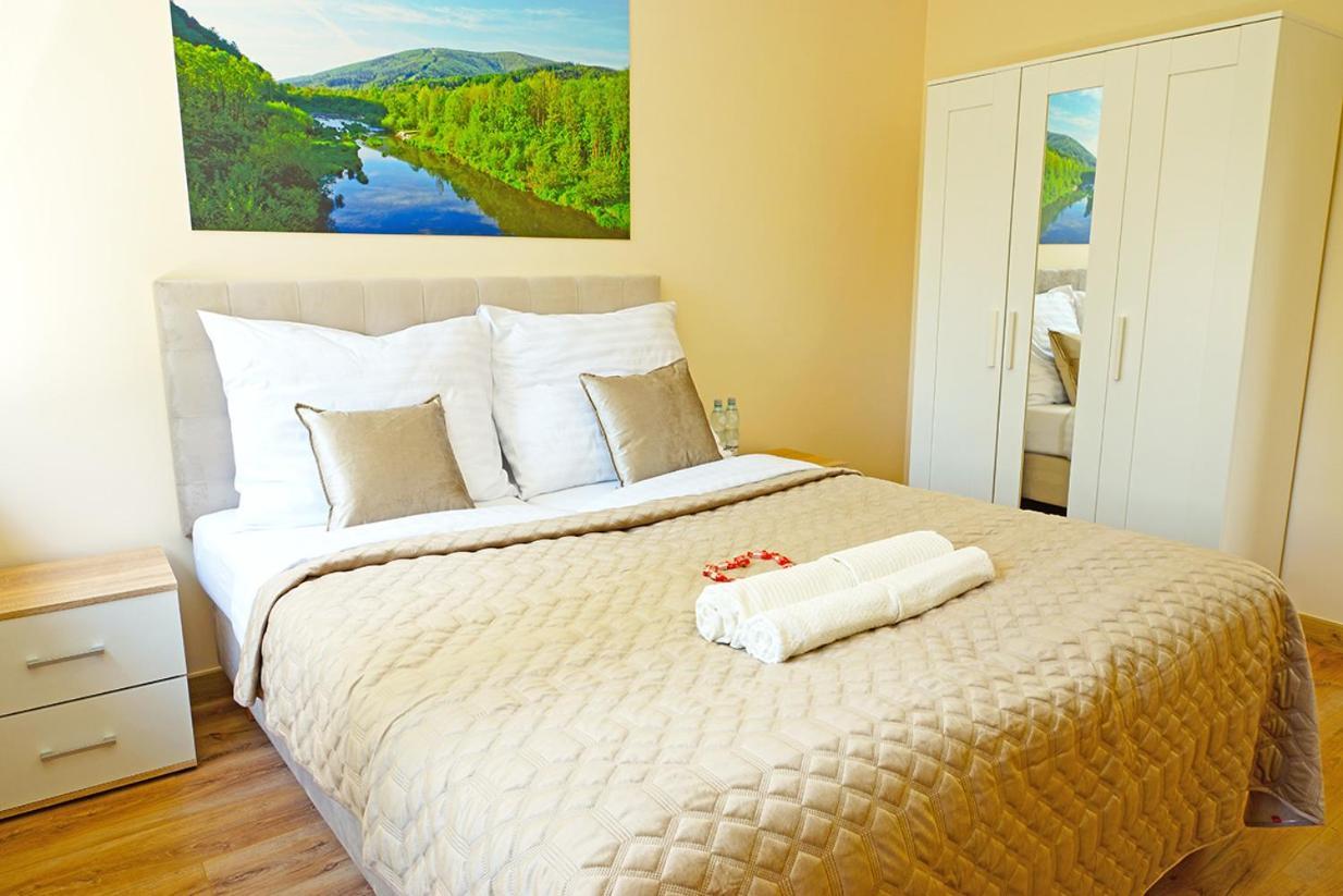 Nad Stawem Apartment Устрон Стая снимка