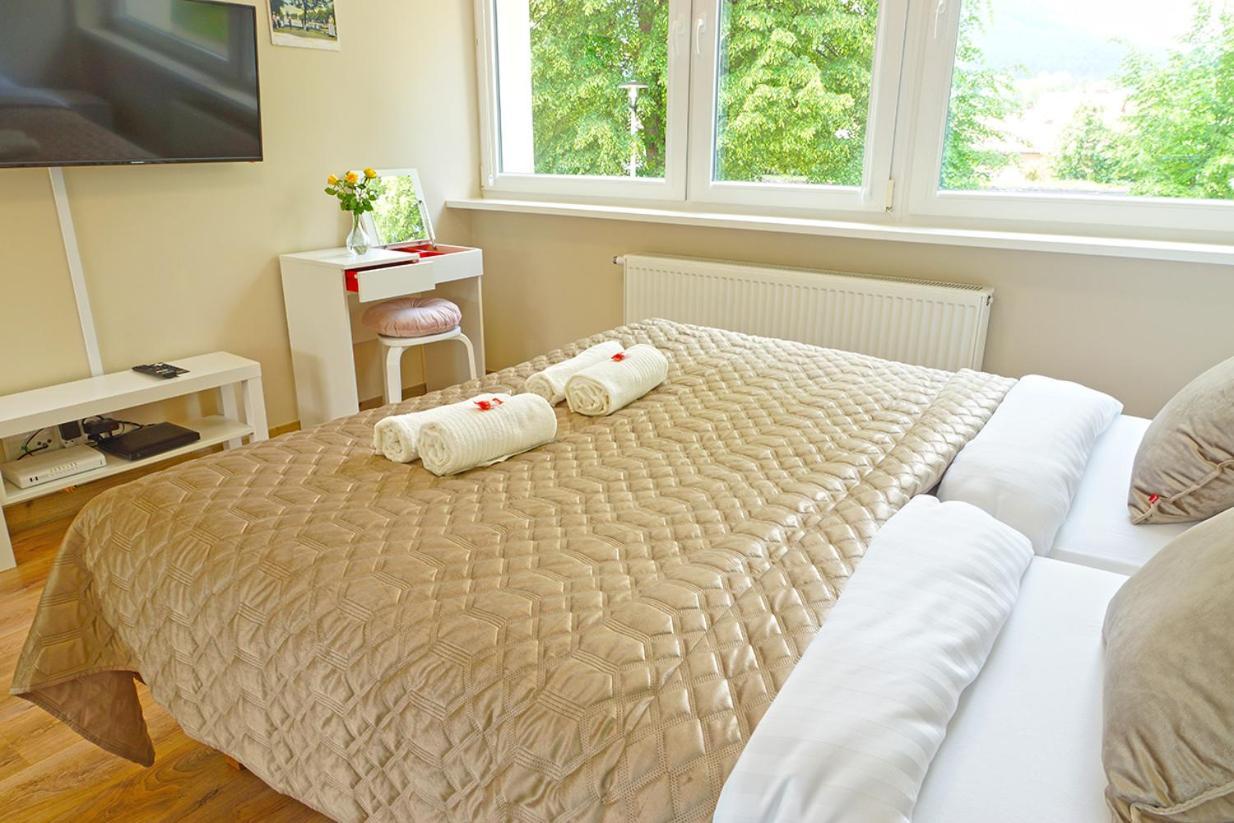 Nad Stawem Apartment Устрон Стая снимка