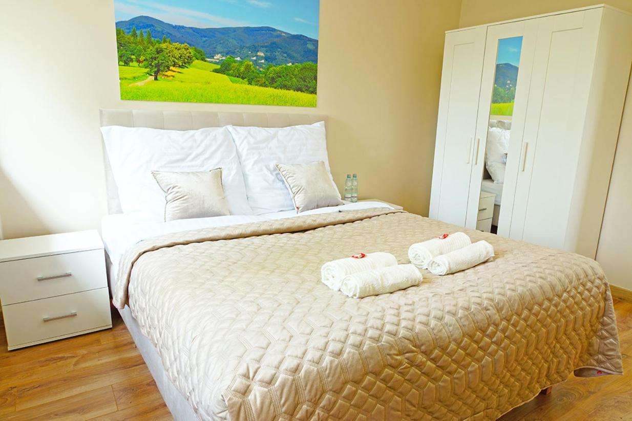 Nad Stawem Apartment Устрон Стая снимка